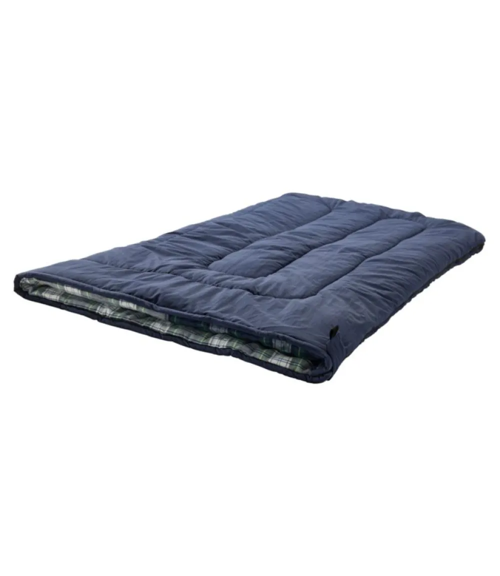 "Adults' Flannel Lined Camp Sleeping Bag, 20°"-L.L.Bean Flash Sale