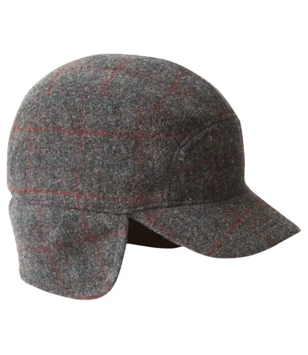 "Adults' Maine Guide Wool Cap with PrimaLoft, Plaid"-L.L.Bean Clearance