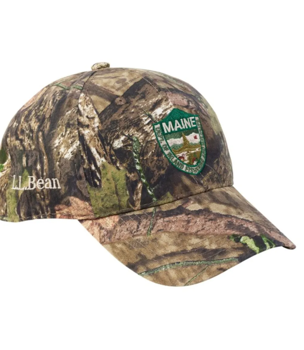 "Adults' Maine Inland Fisheries and Wildlife Camouflage Baseball Hat, Jumping Deer"-L.L.Bean Flash Sale