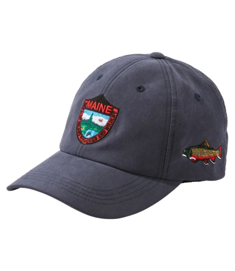 "Adults' MIF&W Baseball Cap, Brook Trout"-L.L.Bean Clearance