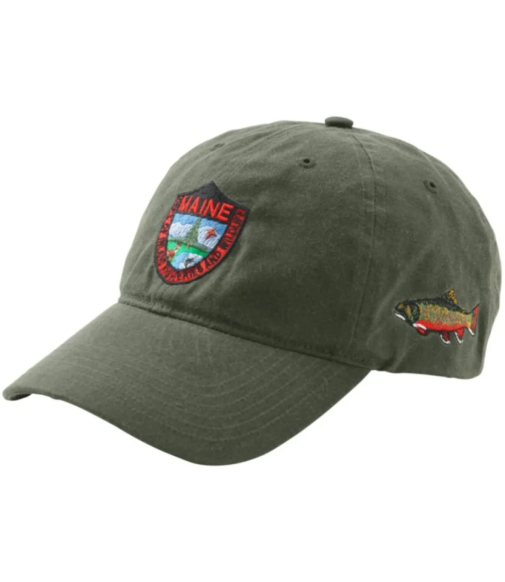 "Adults' MIF&W Waxcloth Hat, Brook Trout"-L.L.Bean Best