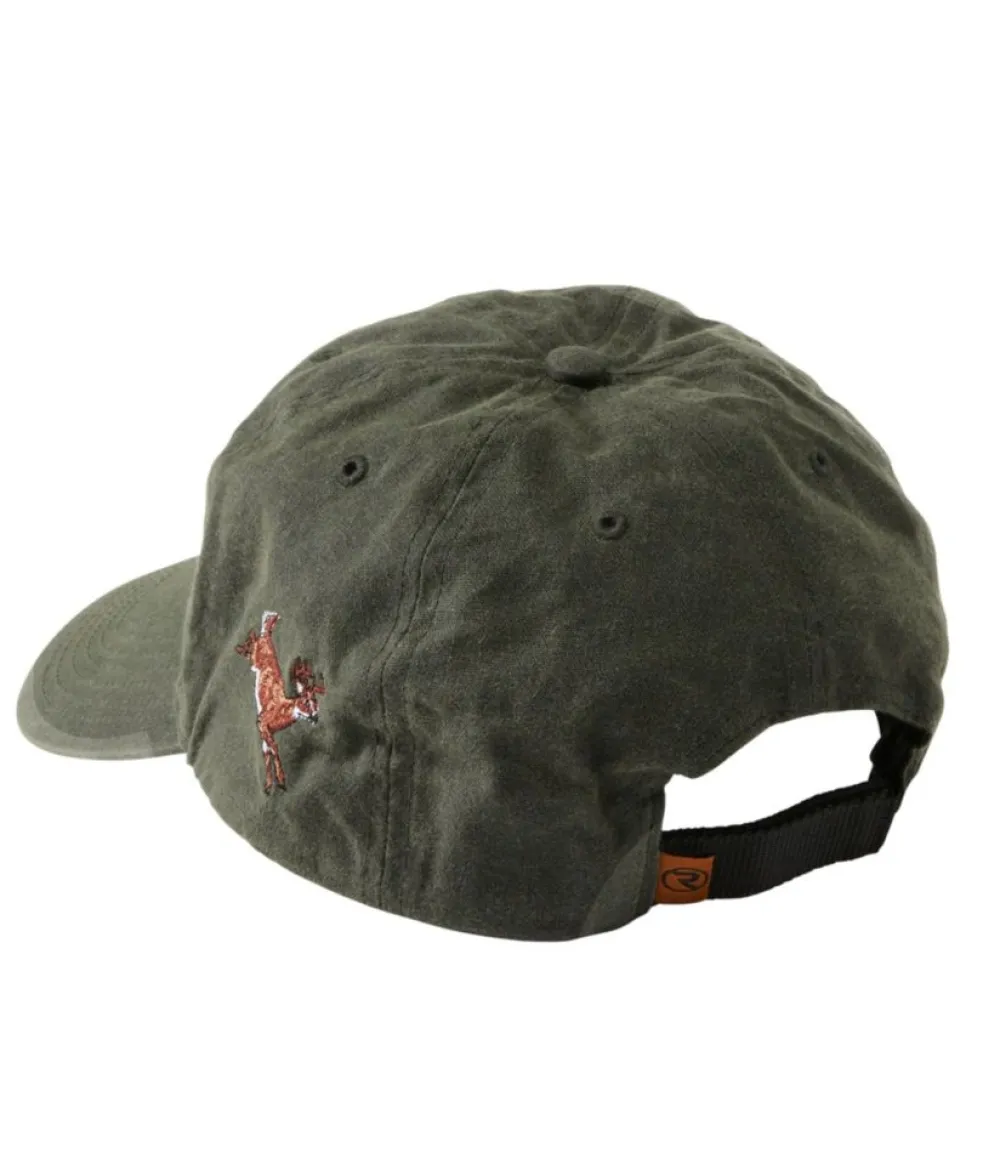 "Adults' MIF&W Waxcloth Hat, White-Tailed Deer"-L.L.Bean New