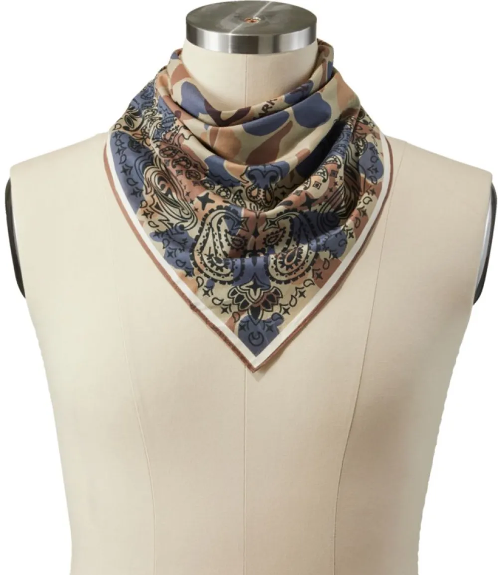 "Adults' Signature Heritage Cotton Bandana"-L.L.Bean New