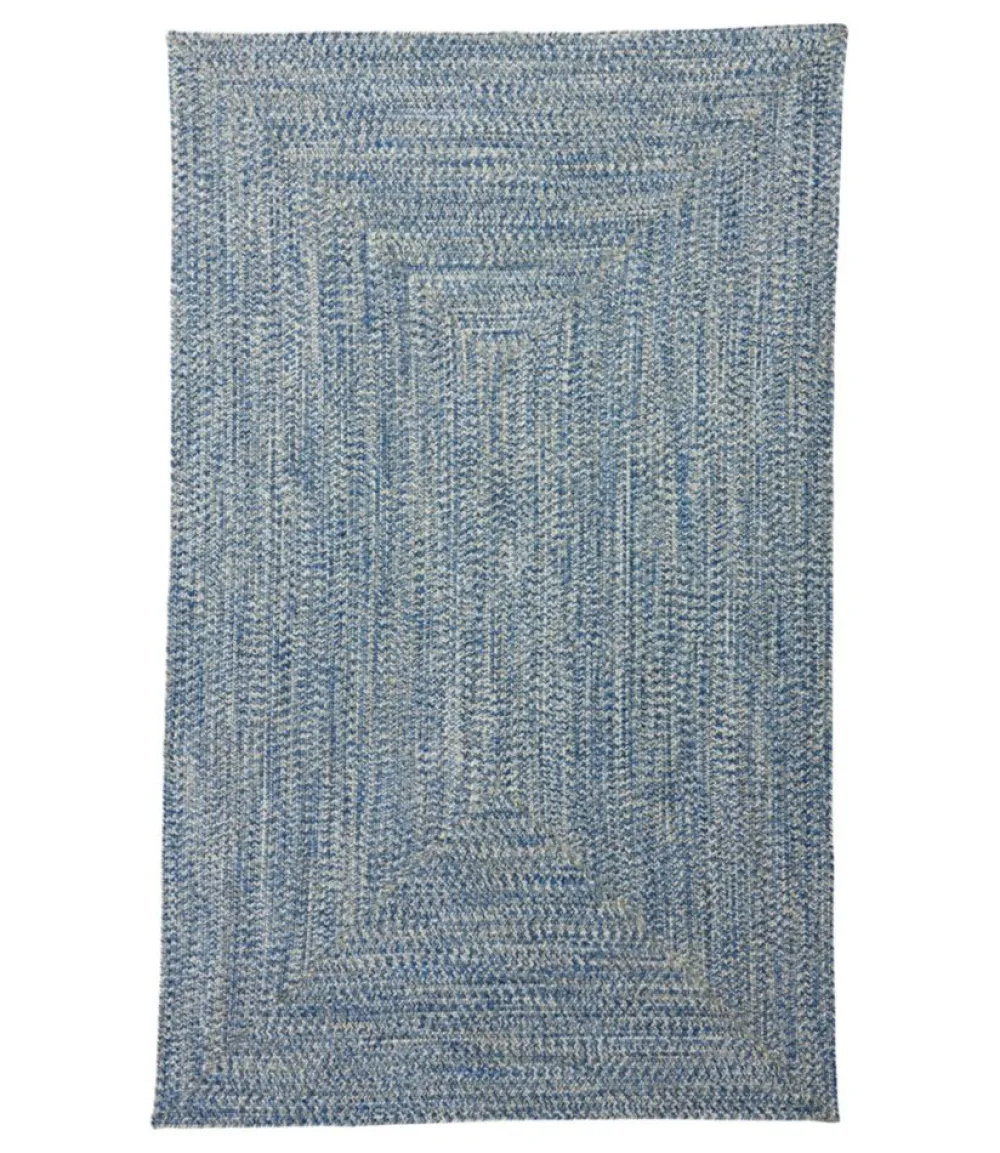 "All-Weather Braided Rug, Concentric Pattern Rectangular"-L.L.Bean Store