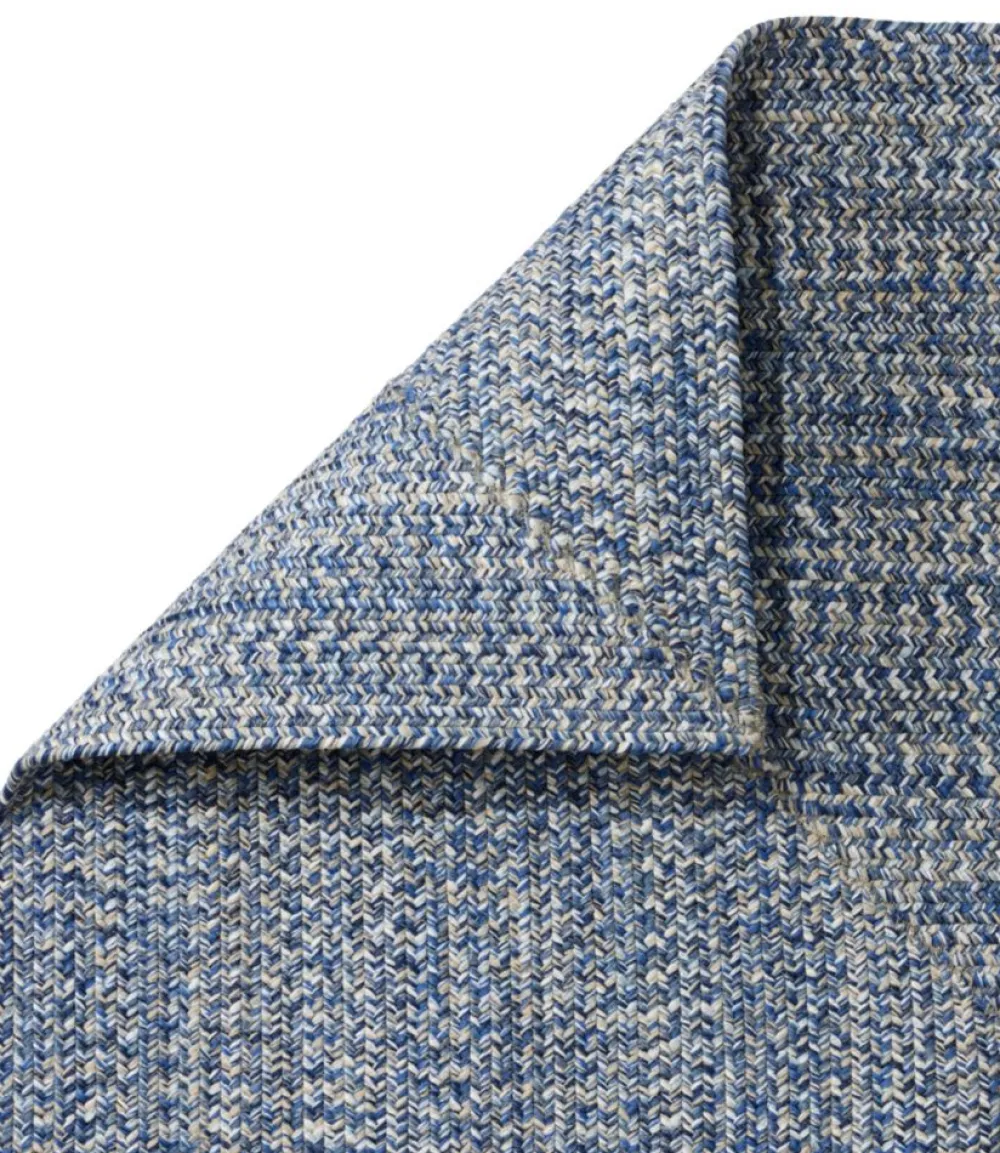 "All-Weather Braided Rug, Concentric Pattern Rectangular"-L.L.Bean Store