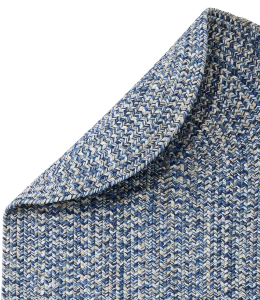"All-Weather Braided Runner, Concentric Pattern Oval"-L.L.Bean New
