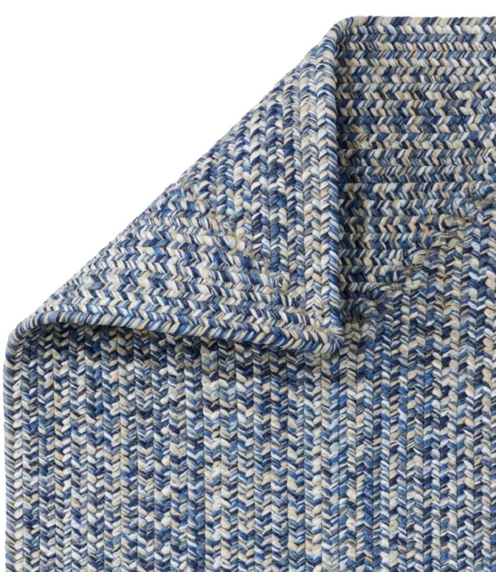 "All-Weather Braided Runner, Concentric Pattern Rectangular"-L.L.Bean Online