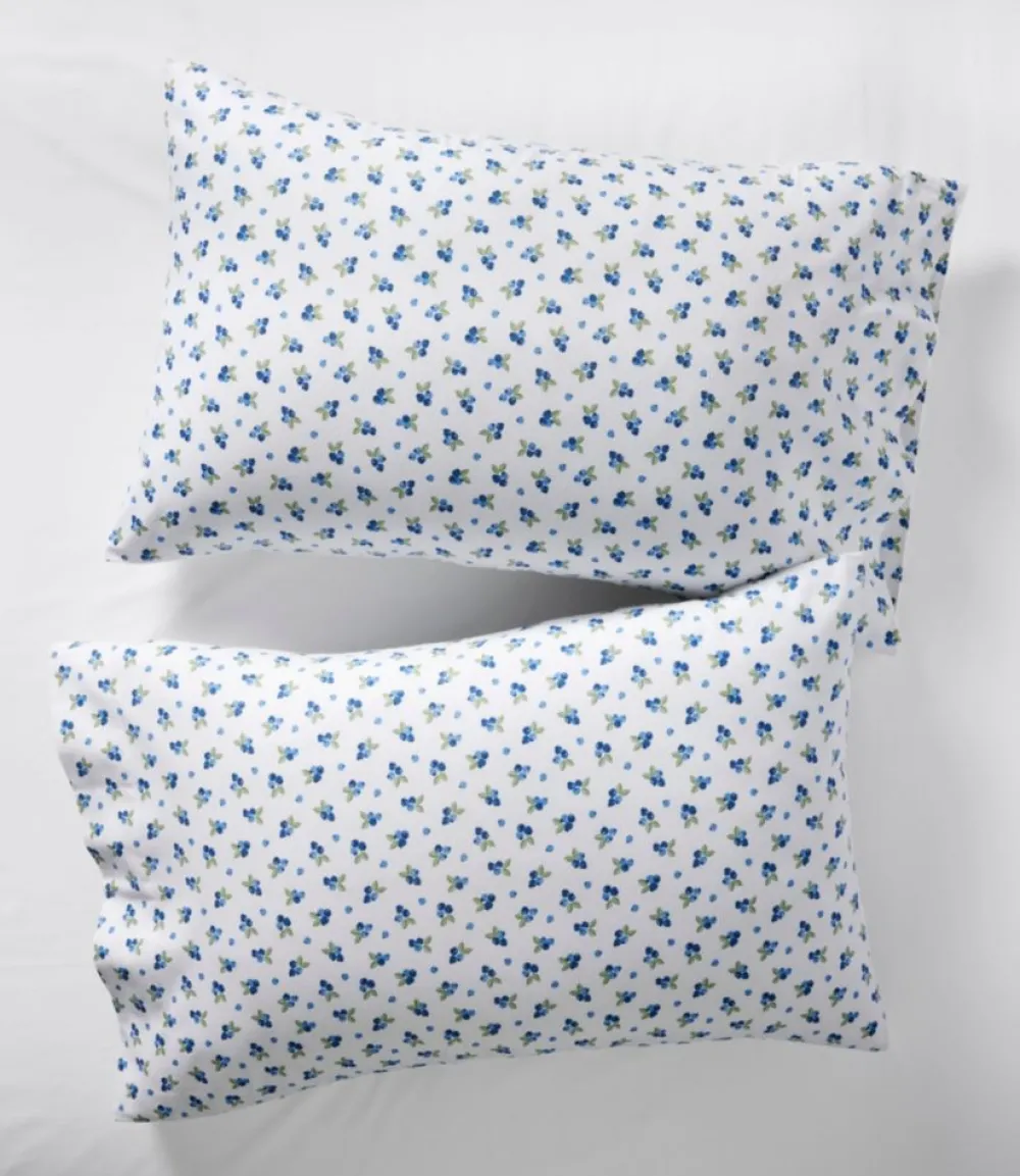"Blueberry Flannel Sheet Collection"-L.L.Bean Shop