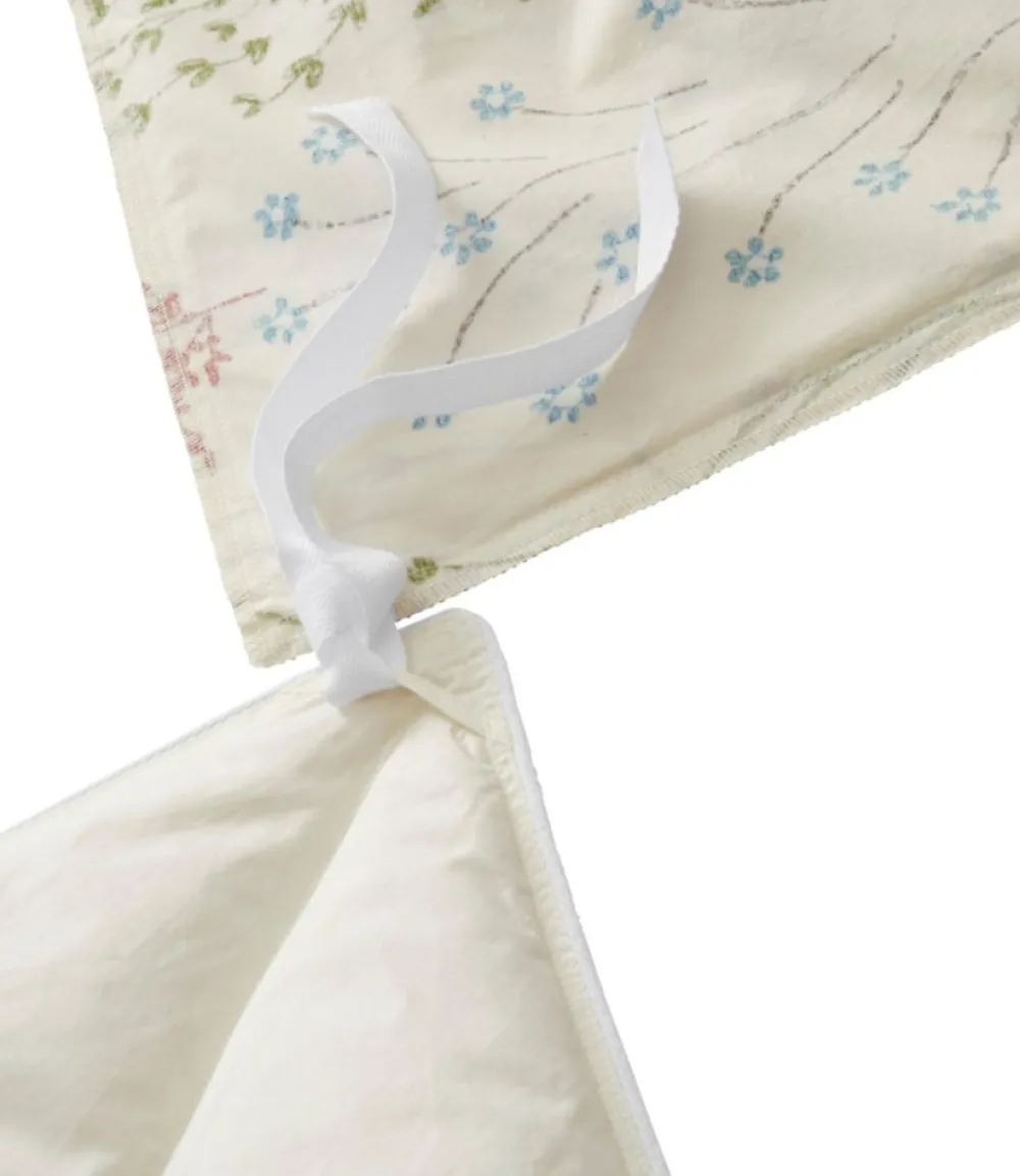 "Botanical Floral Percale Comforter Cover Collection"-L.L.Bean Store