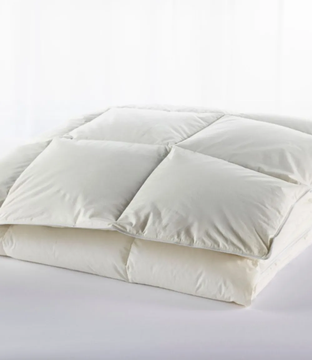 "Box-Stitch Goose Down Comforter, Warm"-L.L.Bean Shop