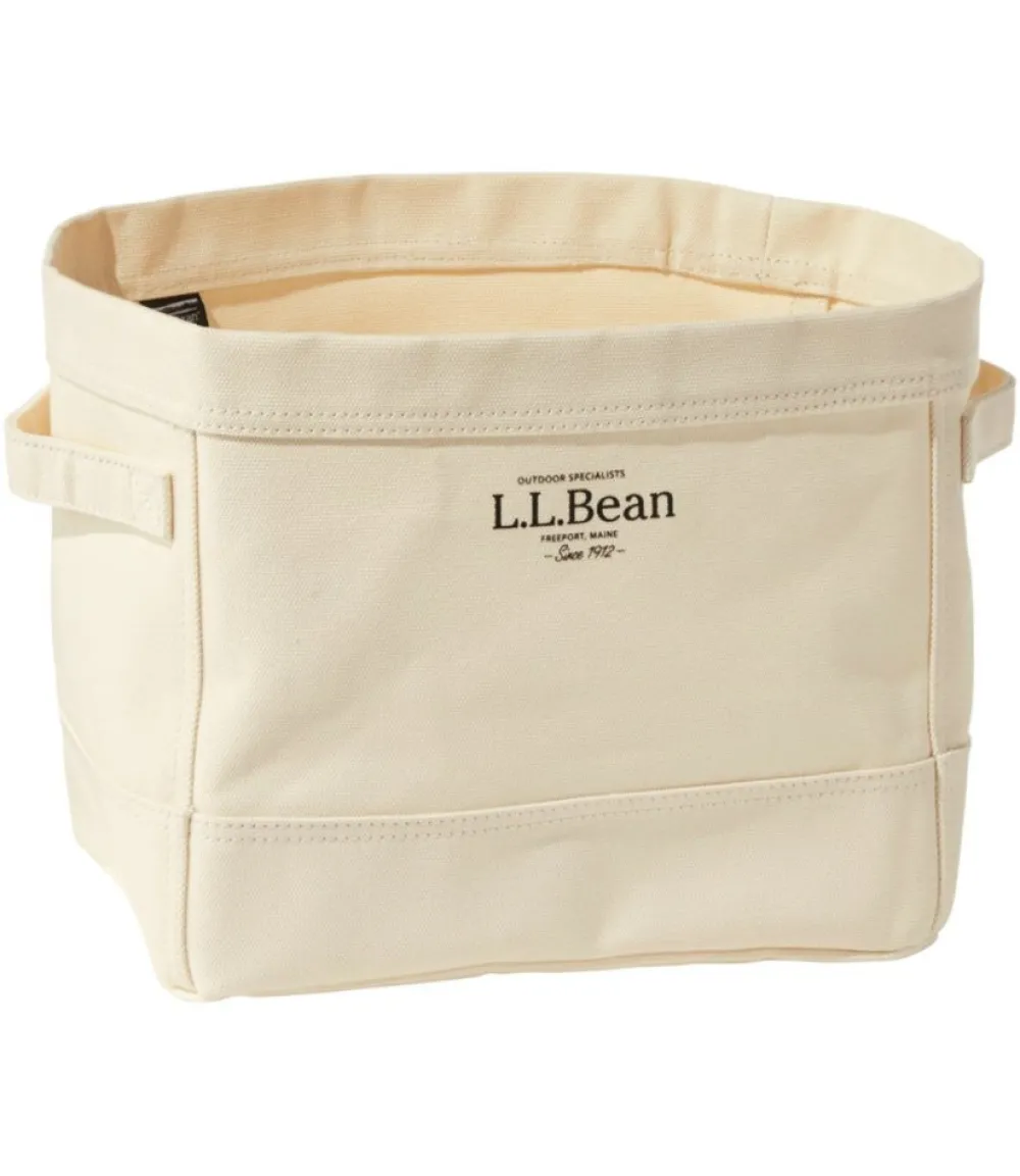 "Canvas Storage Tote, Rectangular"-L.L.Bean Cheap