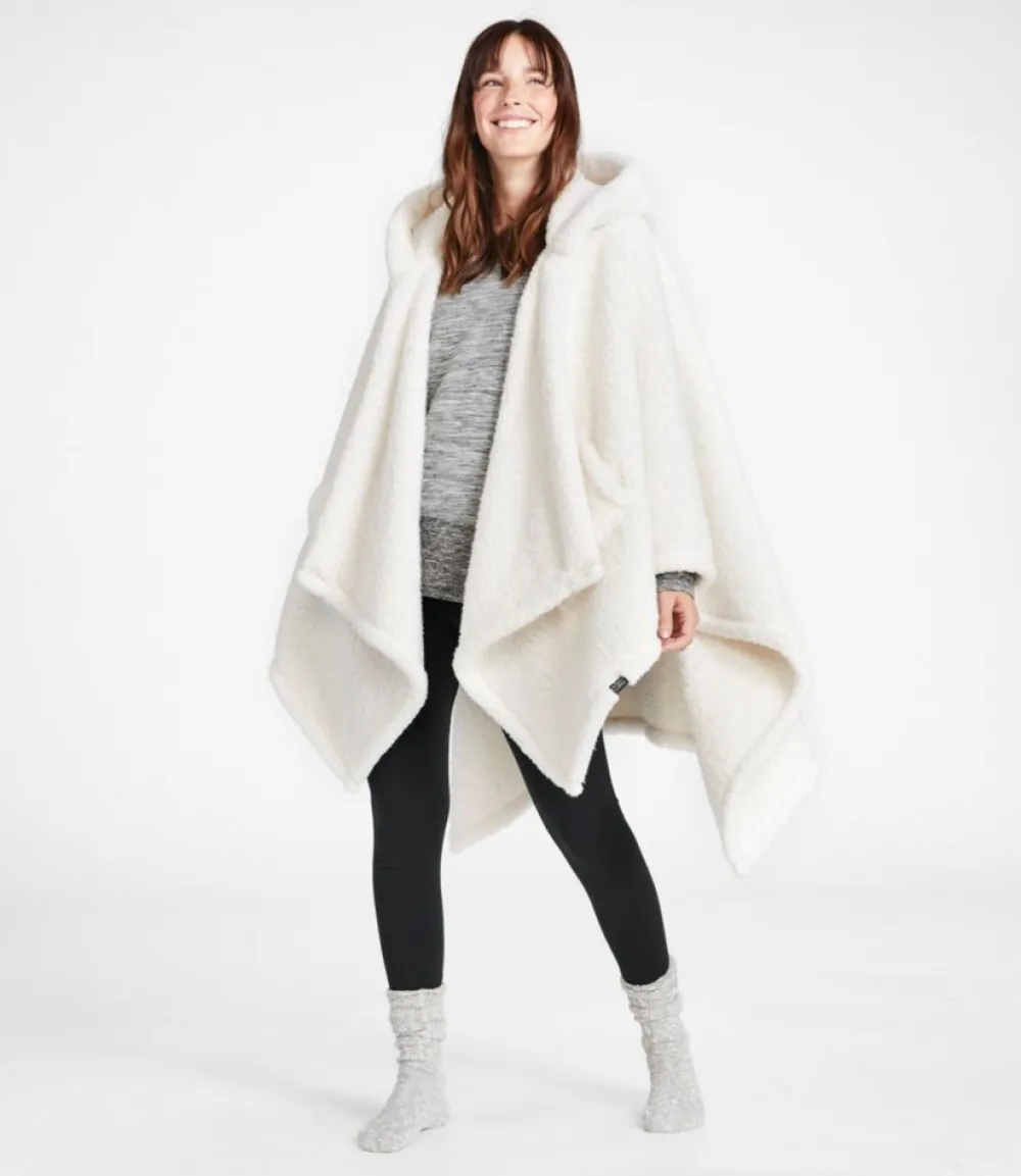 "Cozy Sherpa Wearable Throw"-L.L.Bean Sale