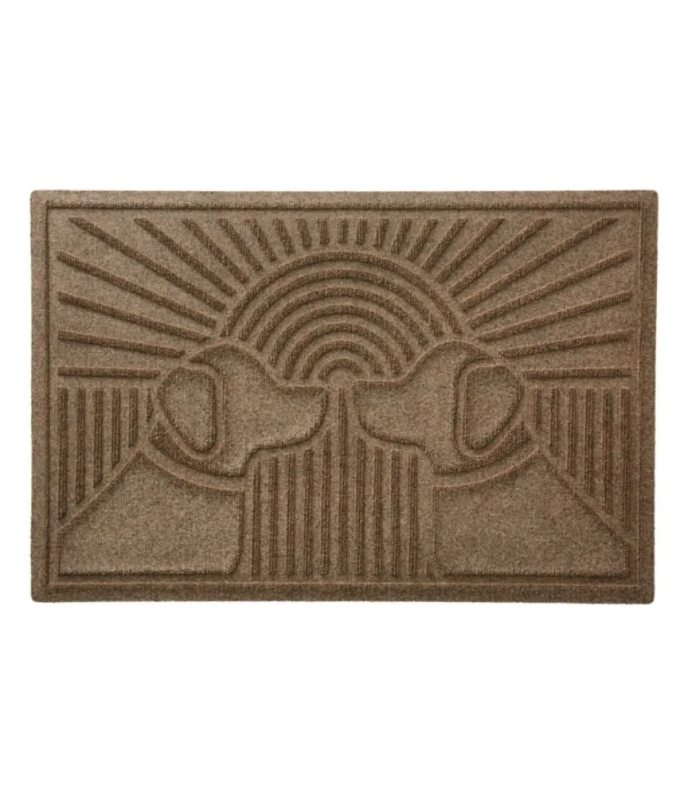 "Everyspace Recycled Waterhog Doormat, Sunrise Dogs"-L.L.Bean Online