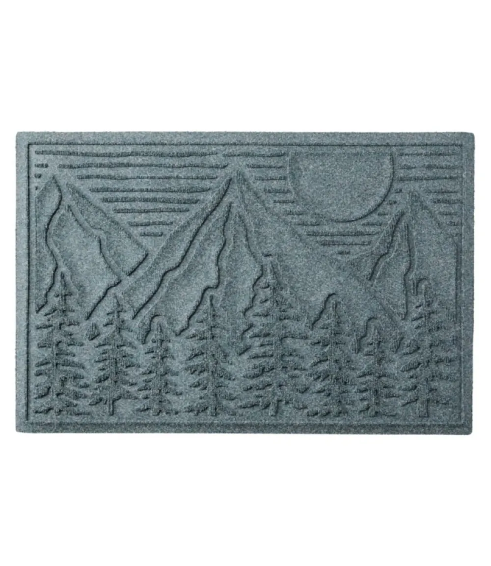 "Everyspace Recycled Waterhog Doormat, Treeline"-L.L.Bean Discount
