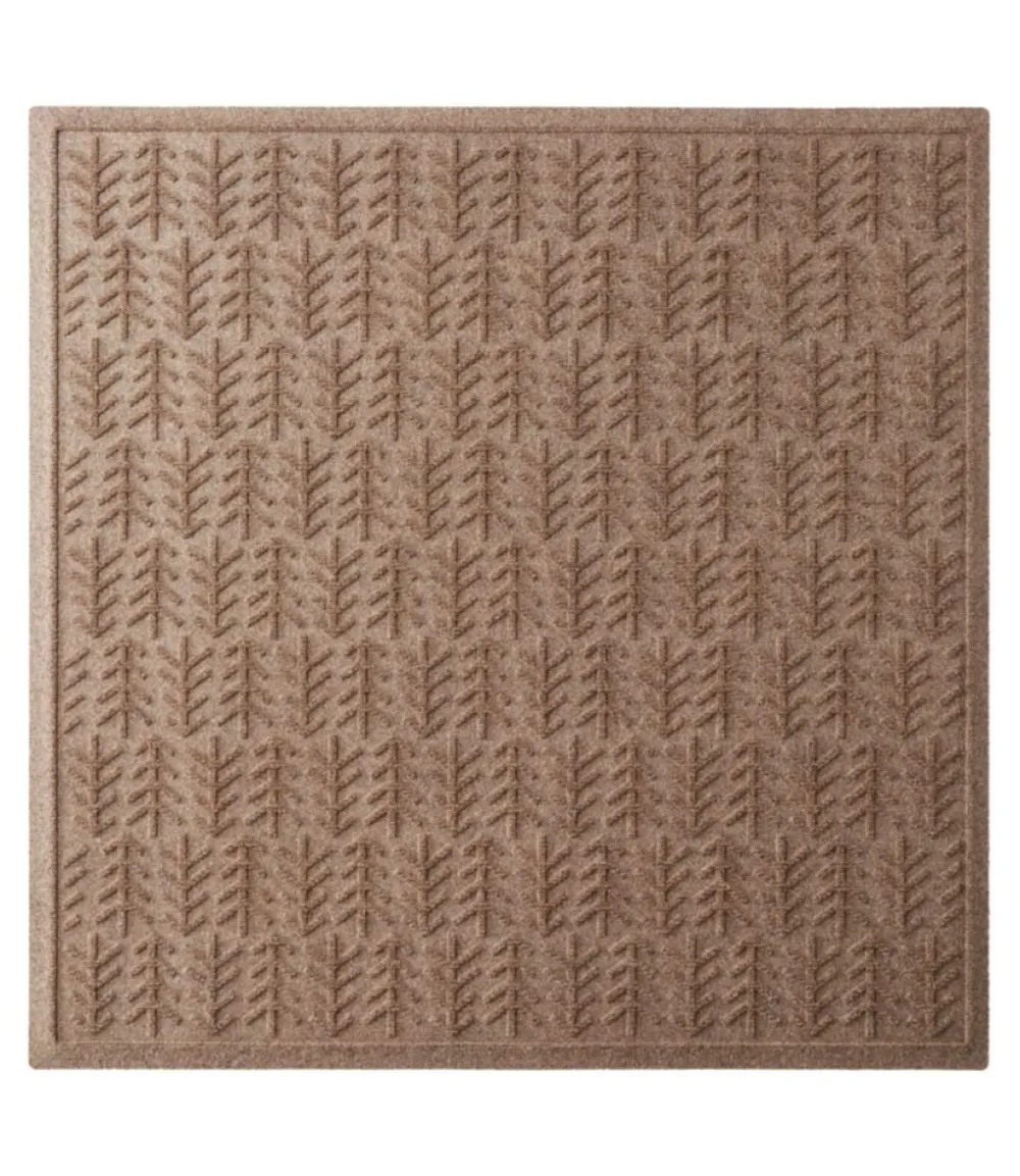"Everyspace Recycled Waterhog Mat, Square, Trees"-L.L.Bean Hot