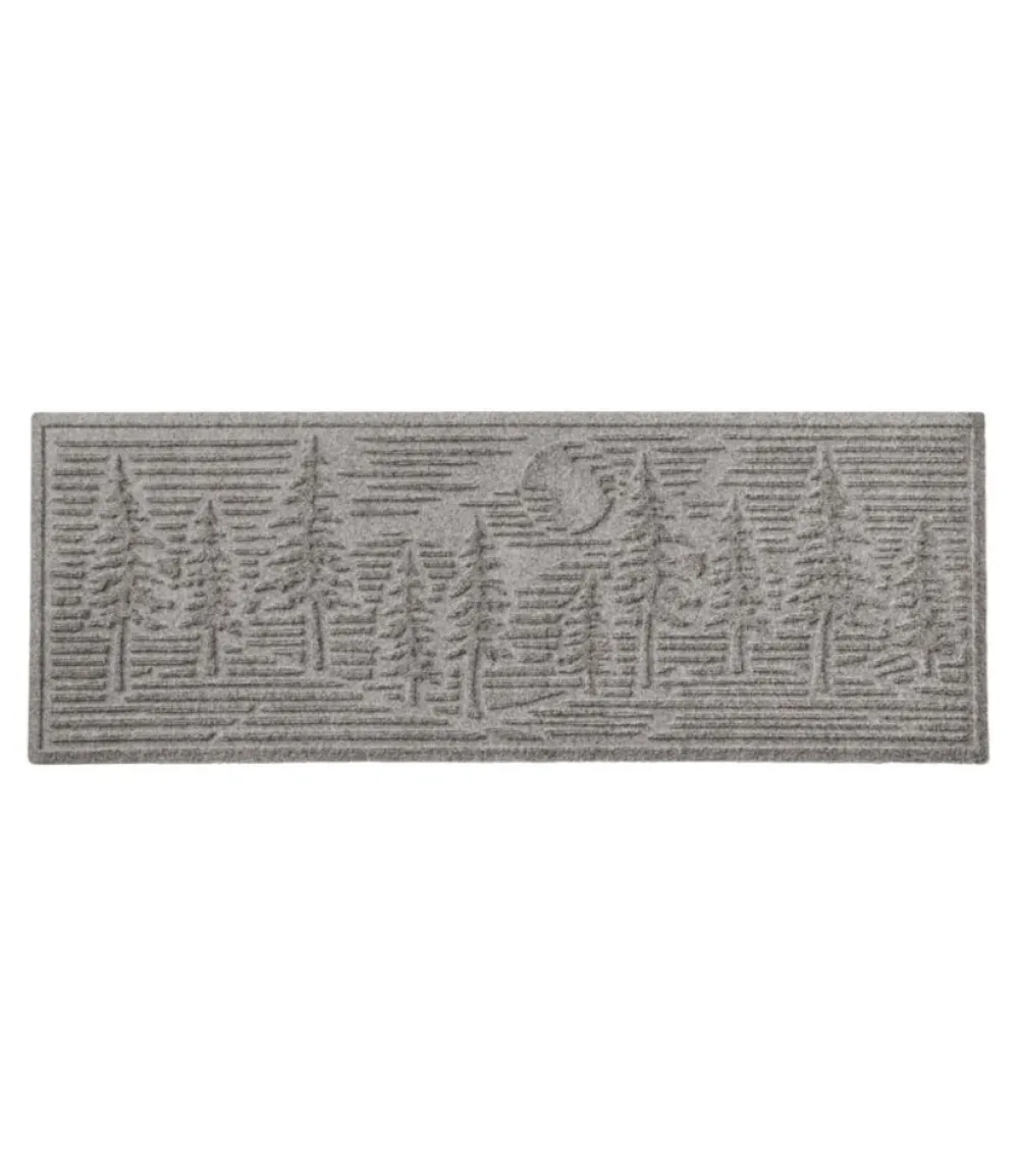 "Everyspace Recycled Waterhog Runner, Pine Trees"-L.L.Bean Clearance