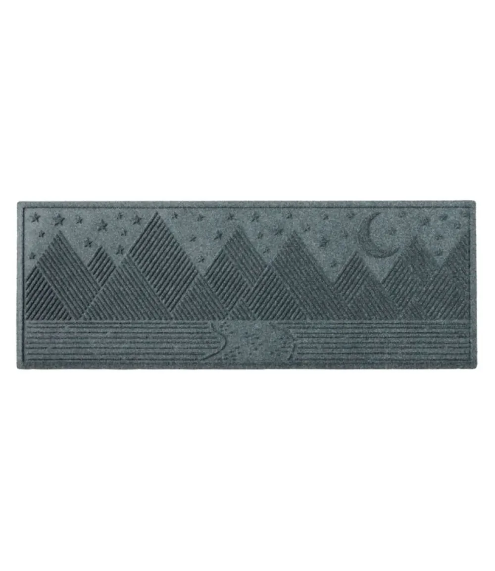 "Everyspace Recycled Waterhog Runner, Twilight Mountain Range"-L.L.Bean Clearance