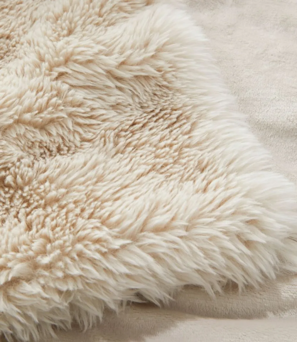 "Faux Fur Throw"-L.L.Bean Online