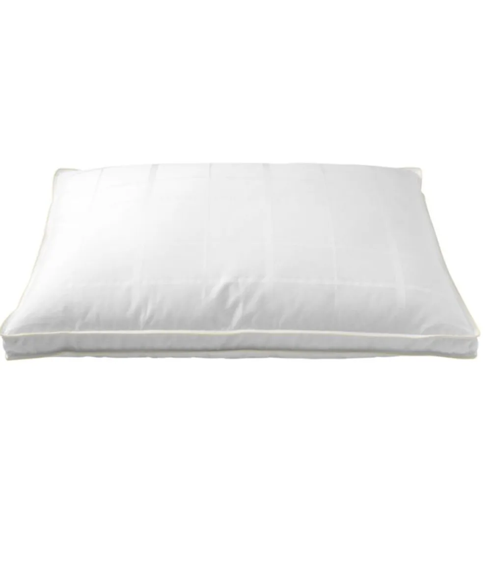 "700-Fill-Power Sateen White Goose Down Pillow"-L.L.Bean Outlet