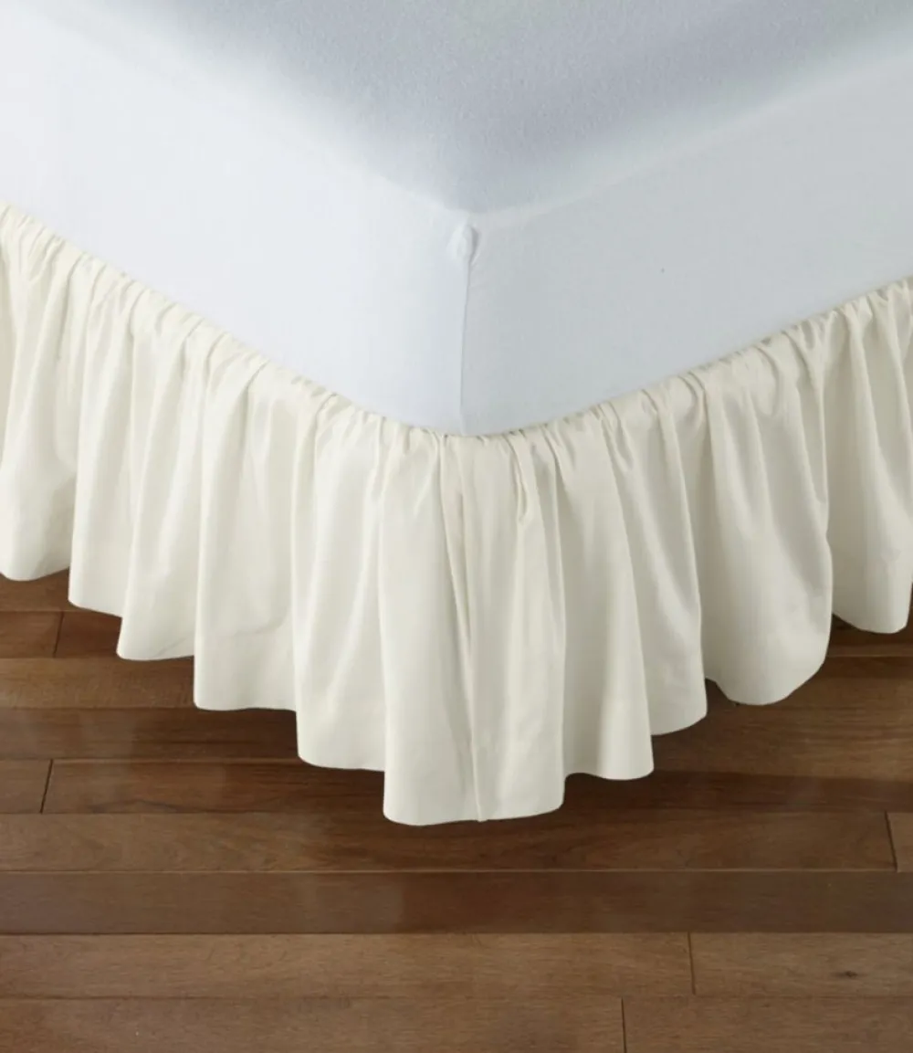 "Gathered Cotton Bed Skirt"-L.L.Bean Hot