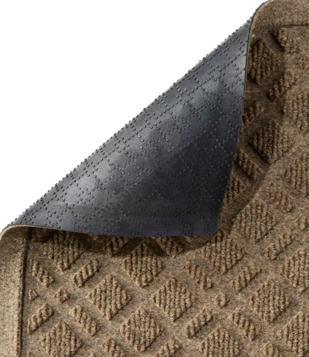 "Heavyweight Recycled Waterhog Mat, Runner, Plaid"-L.L.Bean Sale