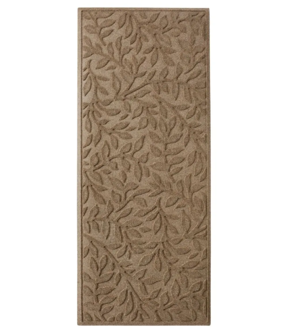 "Heavyweight Recycled Waterhog Mat Runner, Woodland Leaf"-L.L.Bean Best