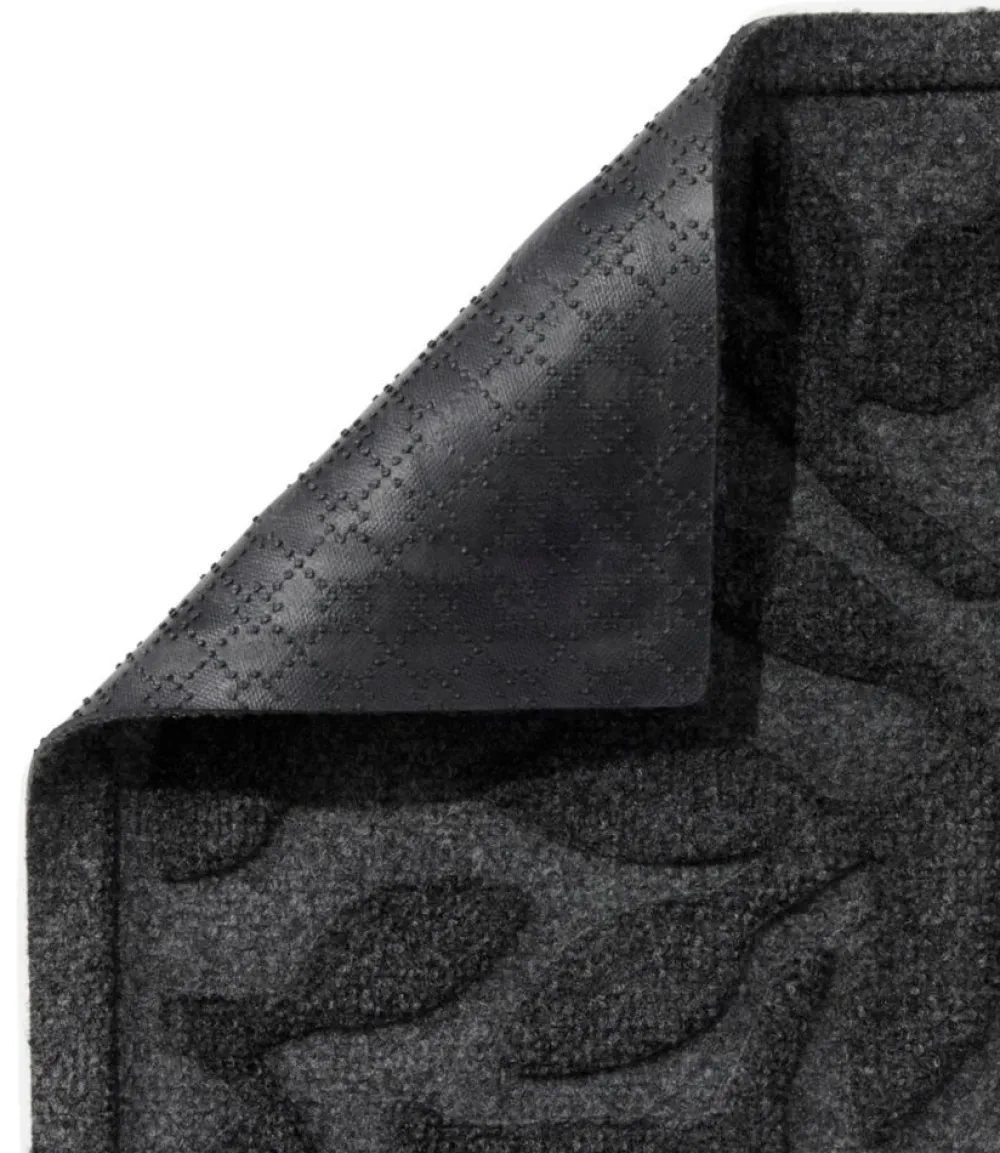 "Heavyweight Recycled Waterhog Mat Runner, Woodland Leaf"-L.L.Bean Best