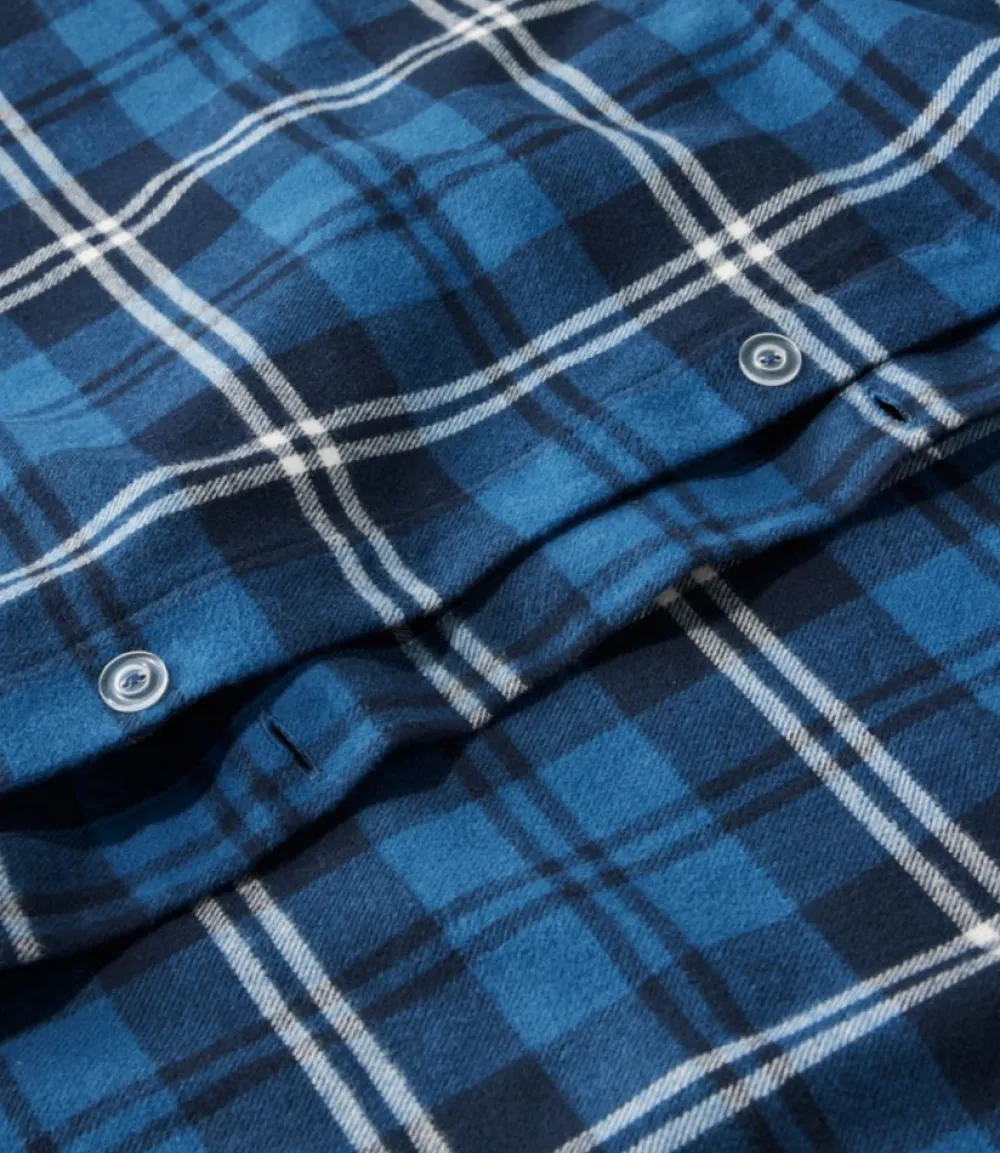 "Heritage Chamois Flannel Comforter Cover Collection, Plaid"-L.L.Bean Cheap