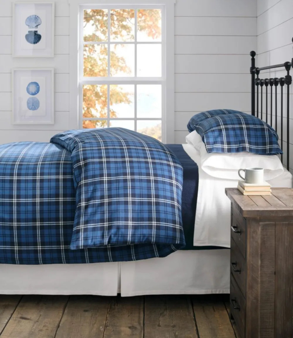 "Heritage Chamois Flannel Sheet Collection, Plaid"-L.L.Bean Shop