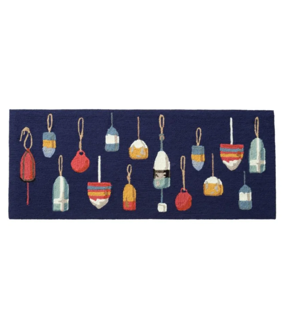 "Indoor/Outdoor Vacationland Runner, Buoys"-L.L.Bean Sale