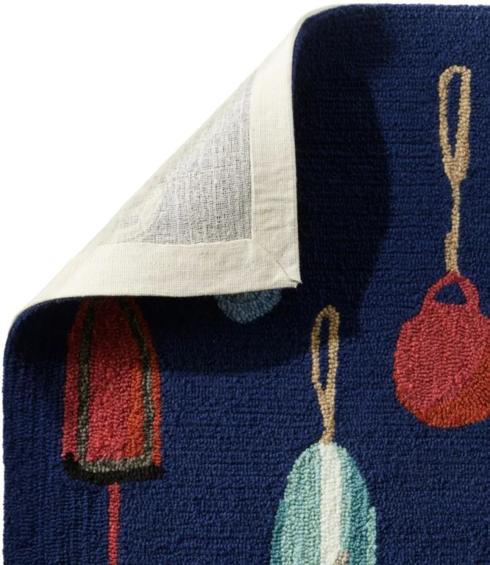 "Indoor/Outdoor Vacationland Runner, Buoys"-L.L.Bean Sale