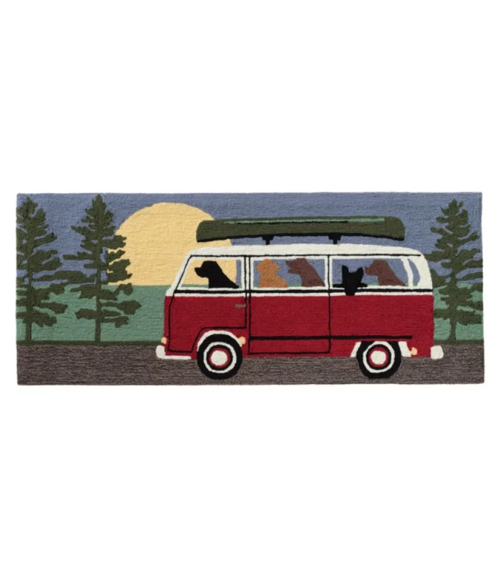 "Indoor/Outdoor Vacationland Runner, Camping Trip"-L.L.Bean Online