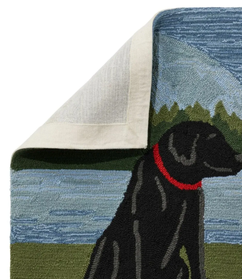 "Indoor/Outdoor Vacationland Runner, Mountain Dogs"-L.L.Bean Hot