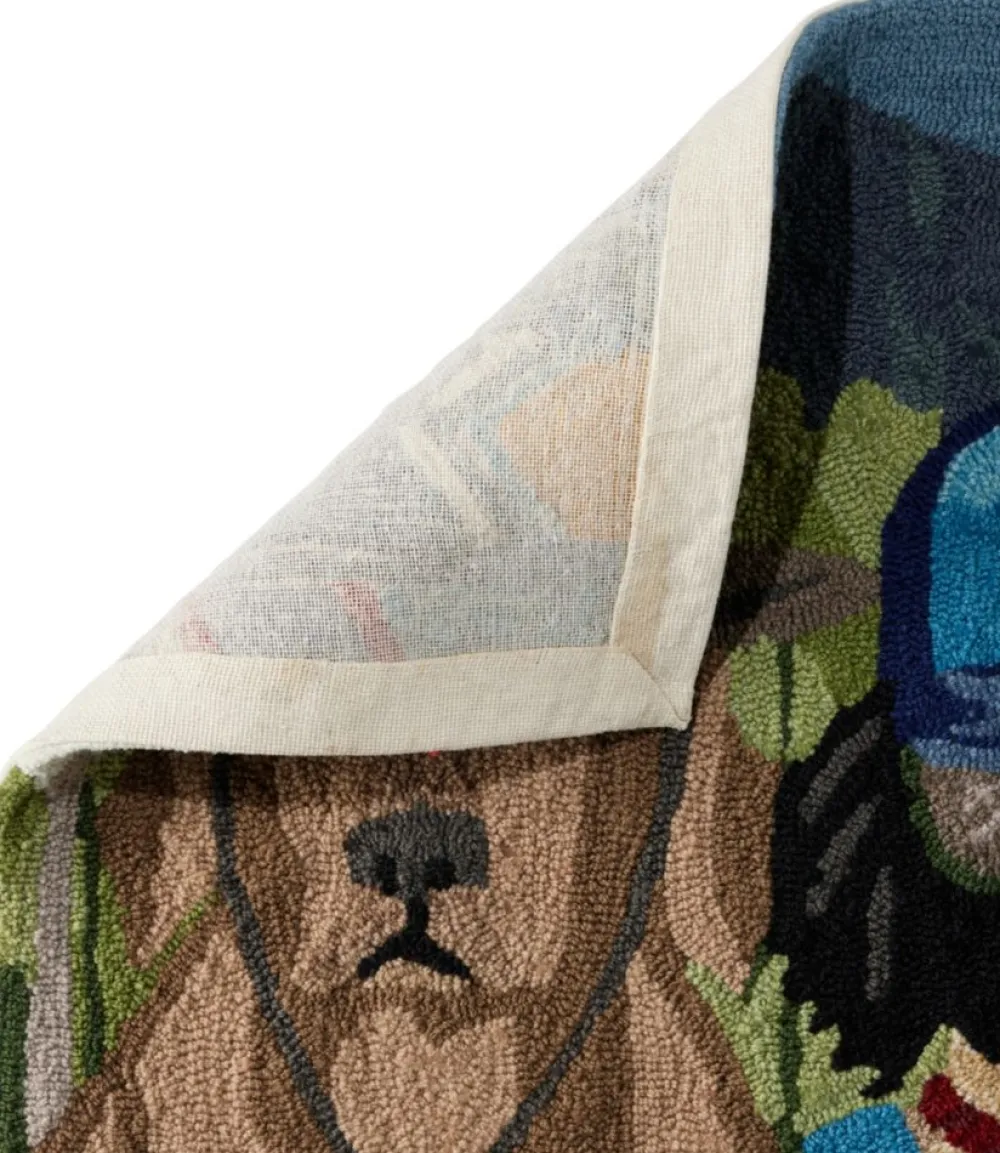 "Indoor/Outdoor Vacationland Runner, Paddle Sports Dogs"-L.L.Bean Outlet