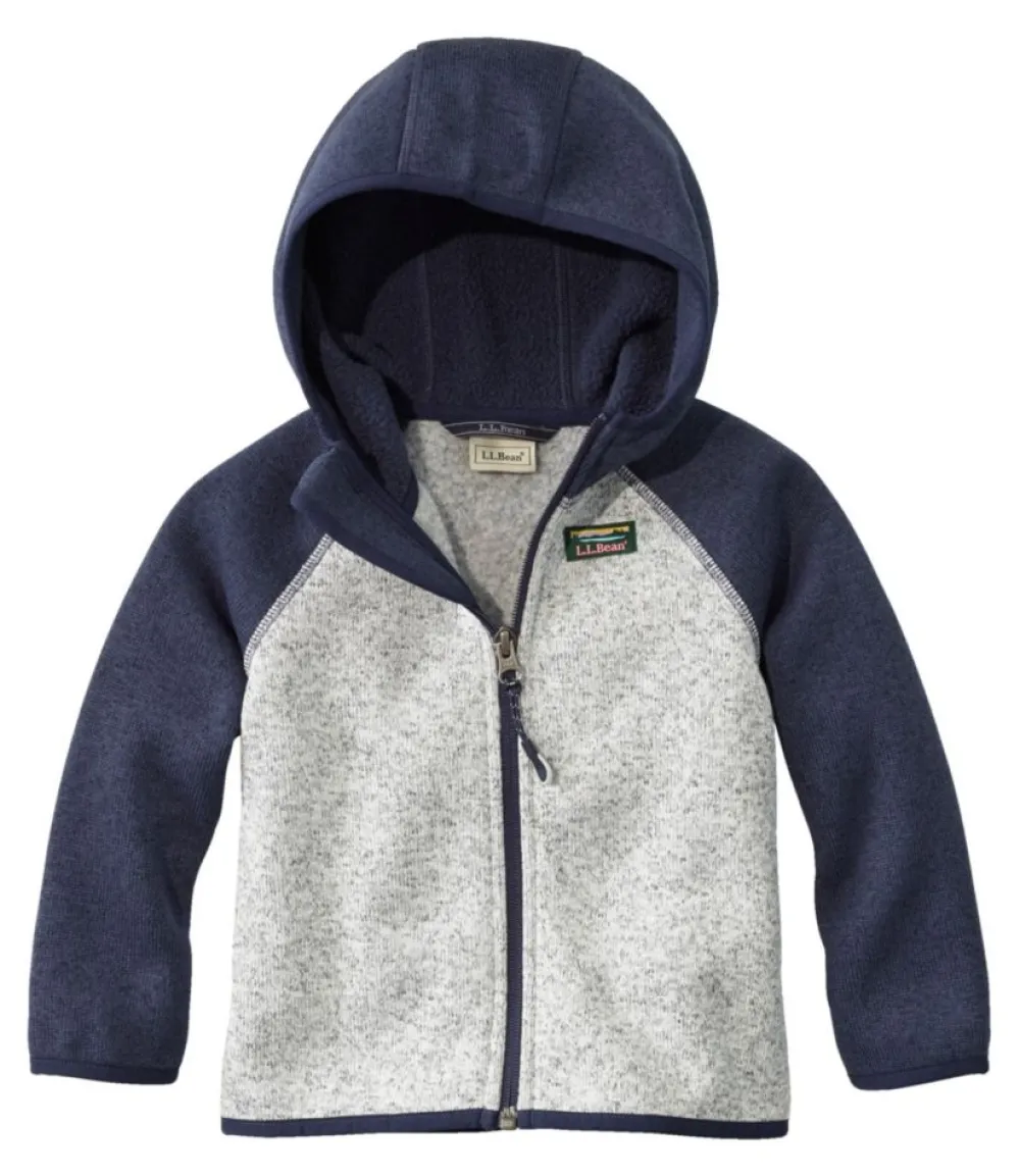 "Infants' and Toddlers' Sweater Fleece, Hooded Colorblock"-L.L.Bean Cheap