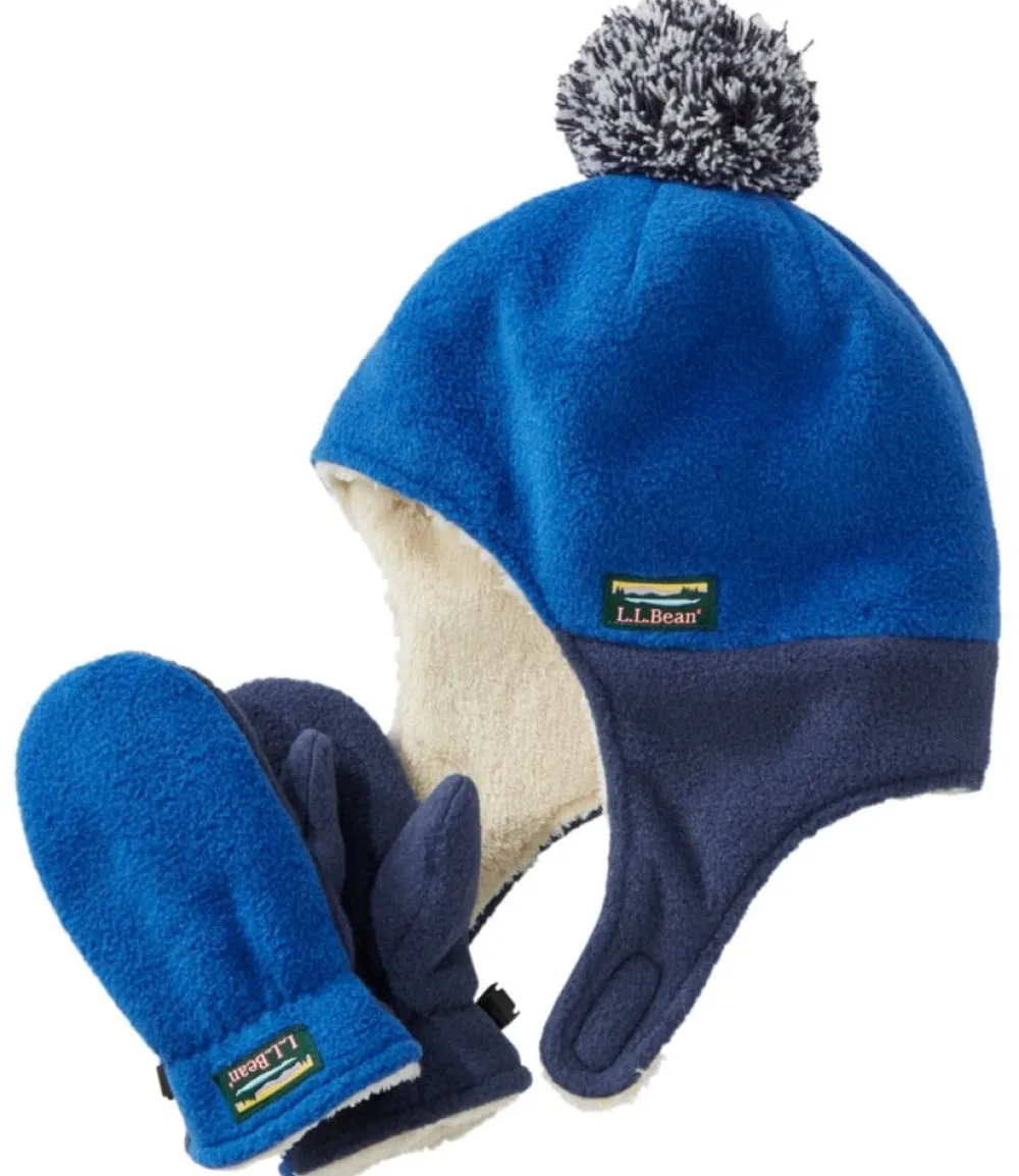"Infants' and Toddlers' Mountain Classic Fleece Hat and Mitten Set"-L.L.Bean Discount