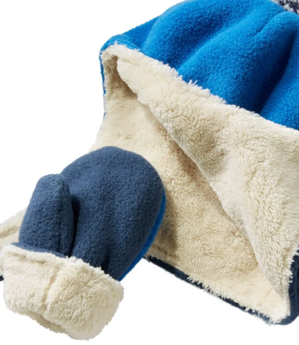 "Infants' and Toddlers' Mountain Classic Fleece Hat and Mitten Set"-L.L.Bean Discount