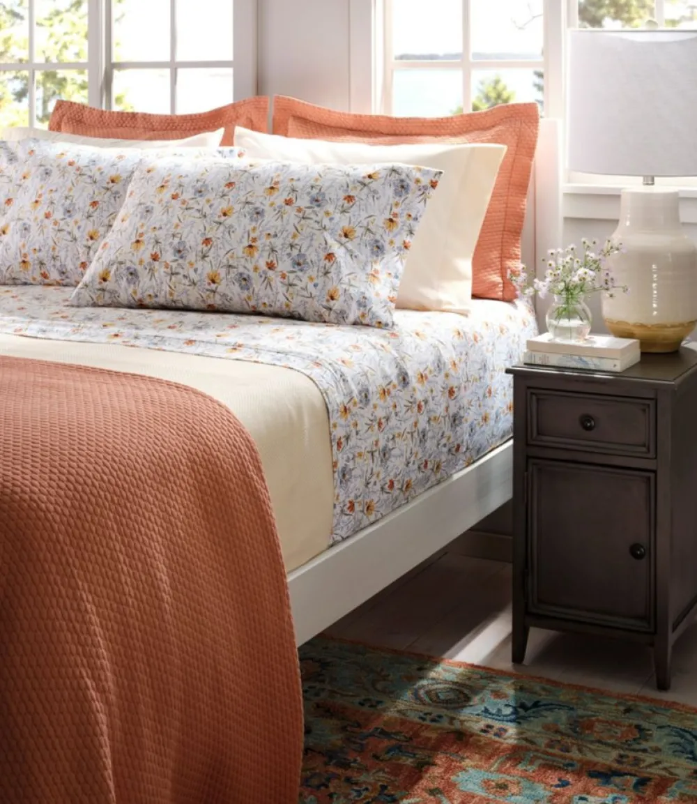 "Jess Franks Print Percale Sheet Set Collection"-L.L.Bean Sale