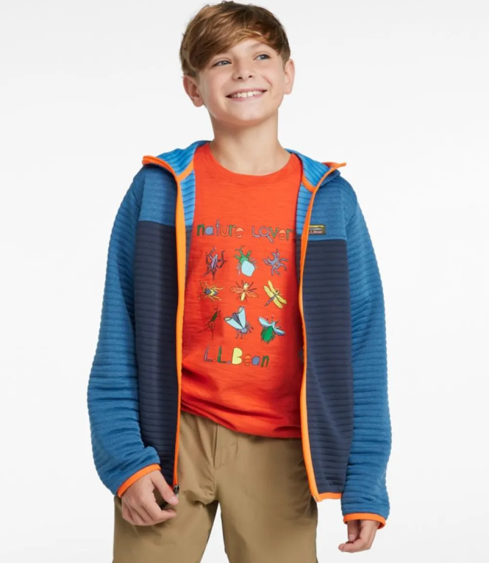 "Kids' Airlight Full-Zip Hoodie, Colorblock"-L.L.Bean Best