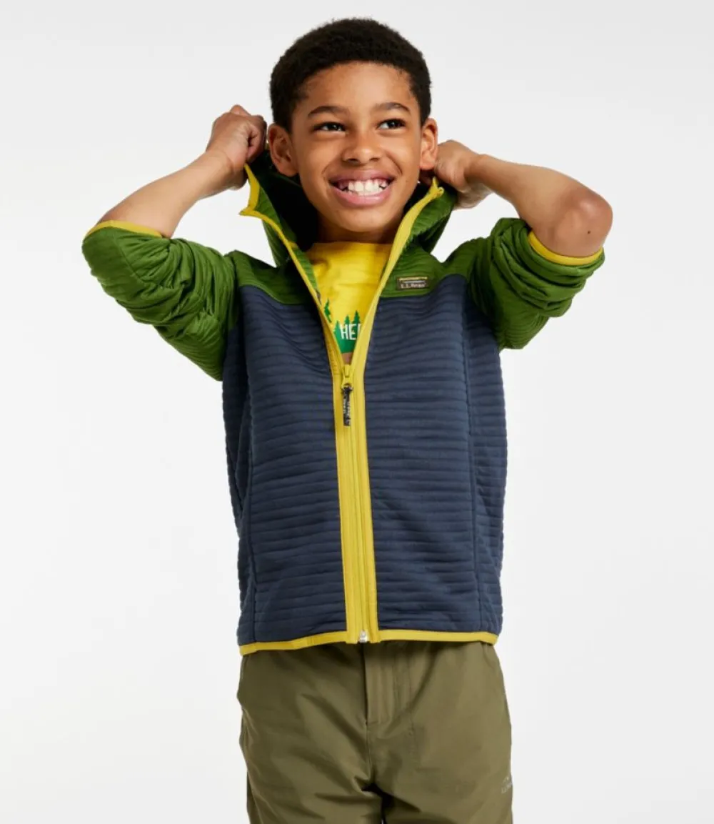"Kids' Airlight Full-Zip Hoodie, Colorblock"-L.L.Bean Best