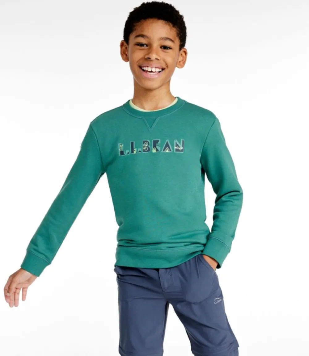 "Kids' Athleisure Top, Long-Sleeve"-L.L.Bean Online