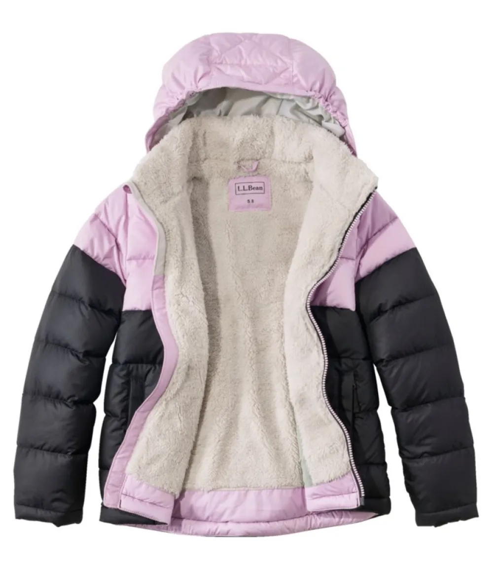 "Kids' Bean's Down Jacket, Colorblock"-L.L.Bean Discount
