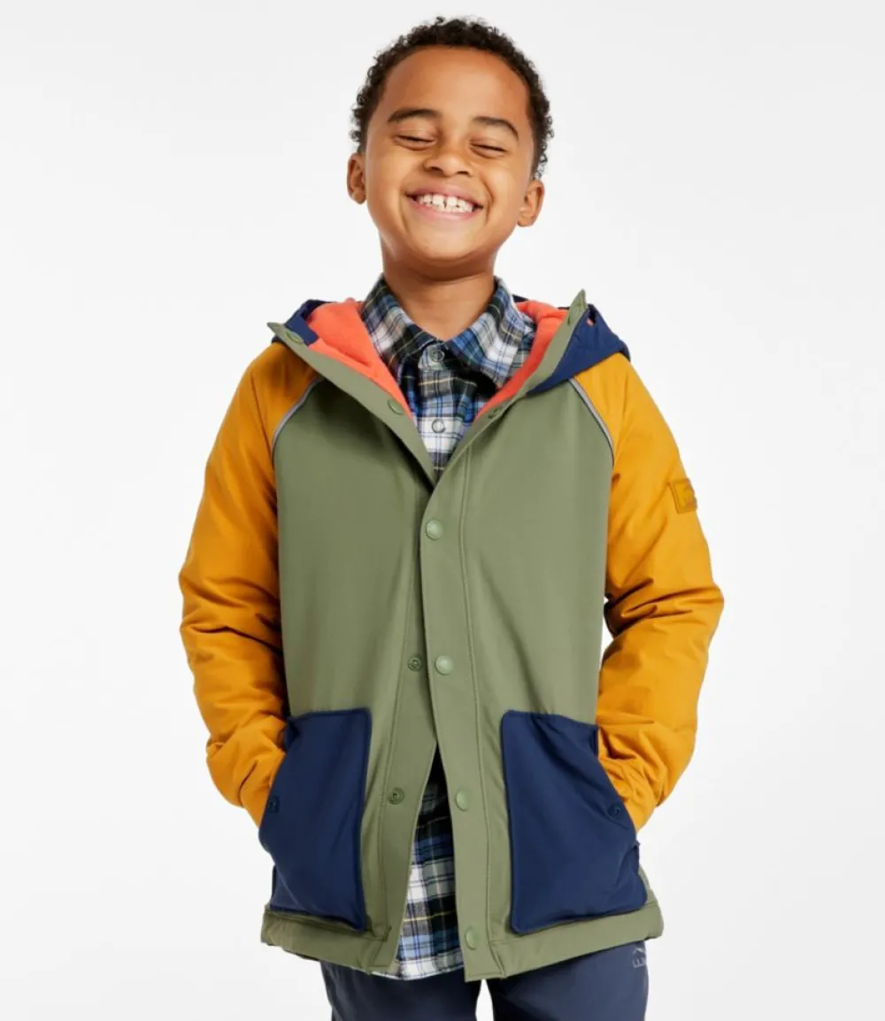 "Kids' Boundless Softshell Jacket, Colorblock"-L.L.Bean Cheap