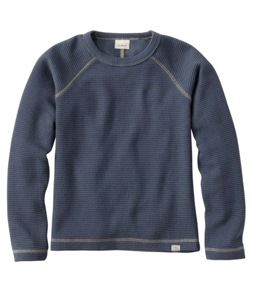 "Kids' Chunky Thermal Crewneck"-L.L.Bean Hot