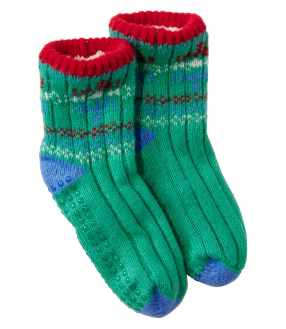 "Kids' Cozy Gripper Socks"-L.L.Bean Hot