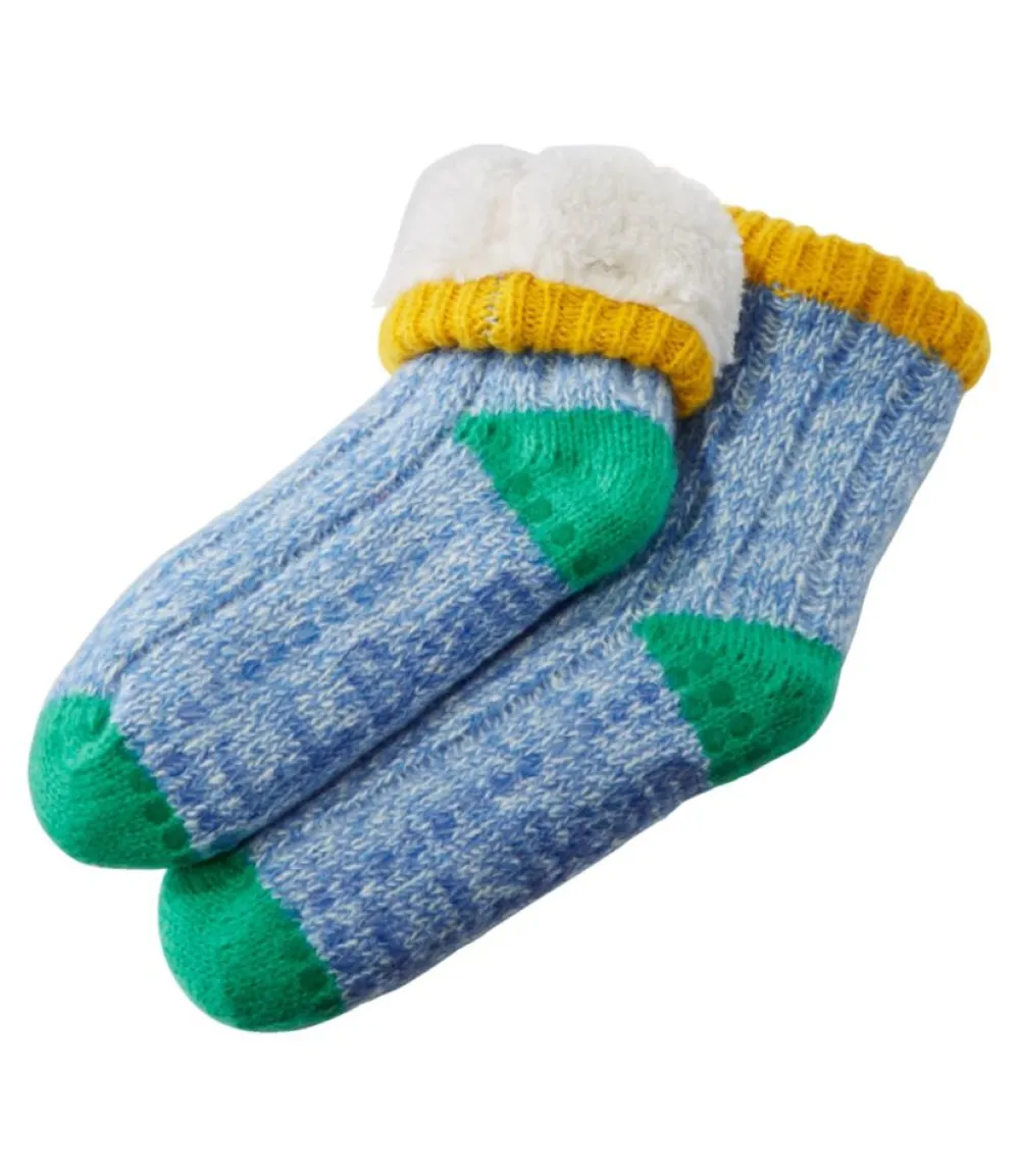 "Kids' Cozy Gripper Socks"-L.L.Bean Hot