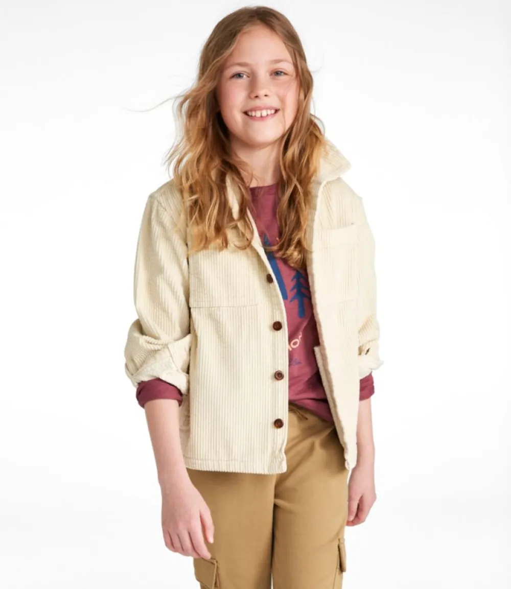"Kids' Comfort Corduroy Shirt"-L.L.Bean Flash Sale
