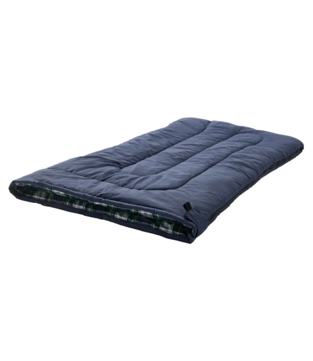 "Kids' Flannel Lined Camp Sleeping Bag, 40°"-L.L.Bean Cheap