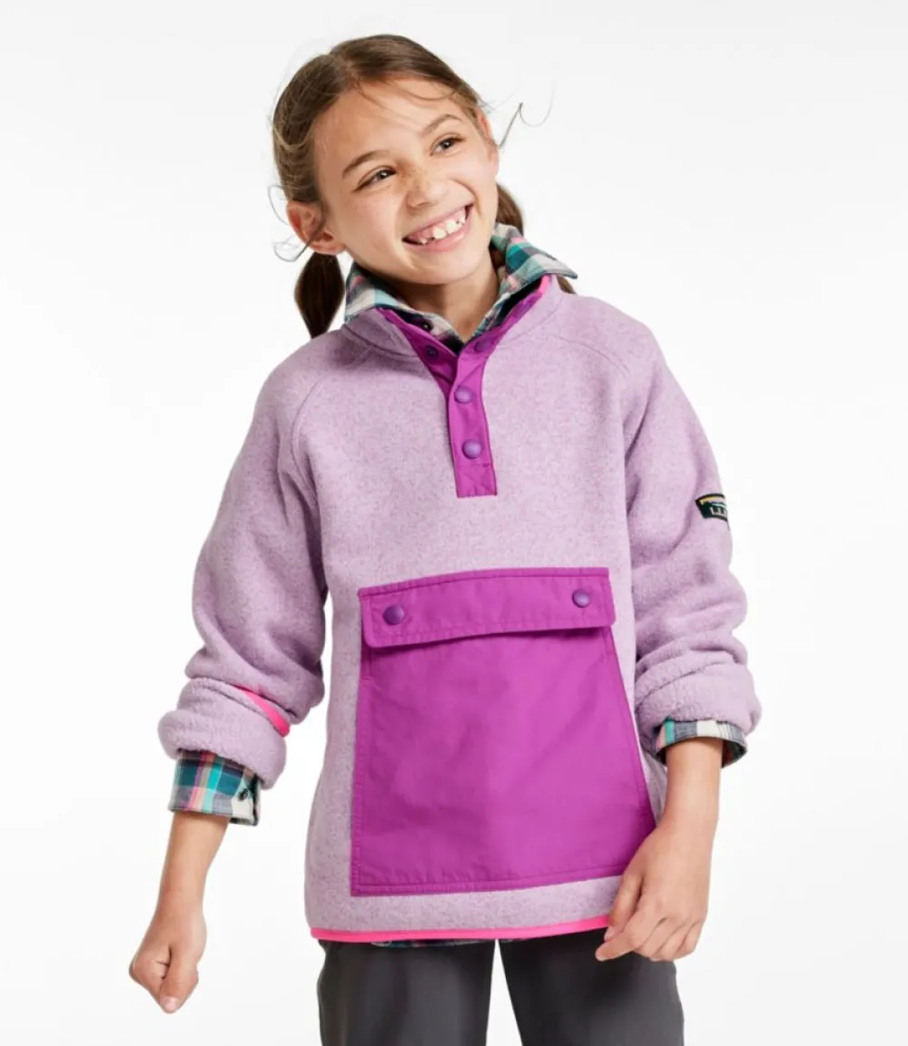 "Kids' Sweater Fleece, Half-Snap"-L.L.Bean Discount