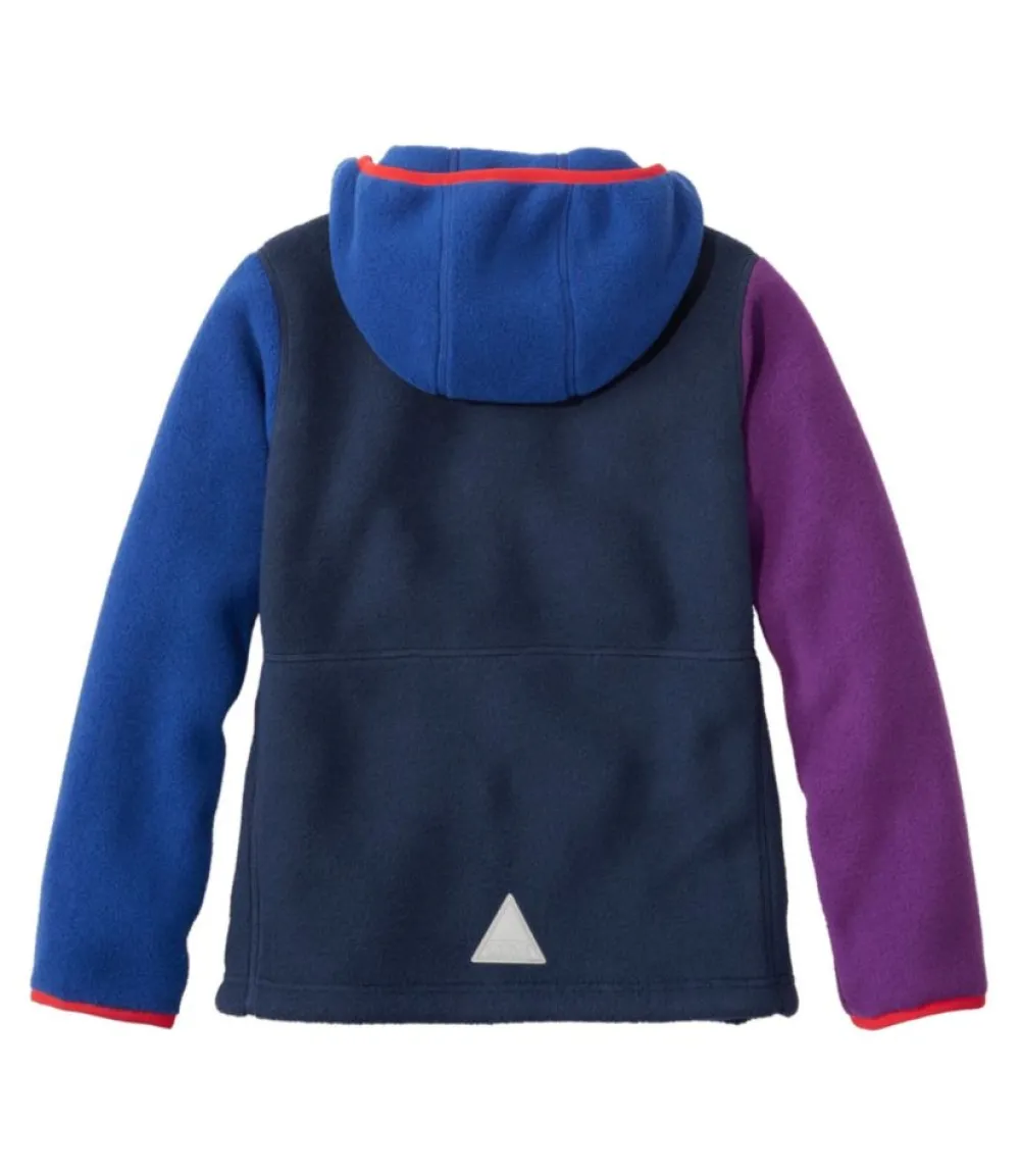 "Kids' Mountain Classic Fleece, Hooded Colorblock"-L.L.Bean Cheap